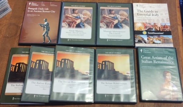The Great Courses: Pompeji, Mozart, Essentielt Italien (DVD)