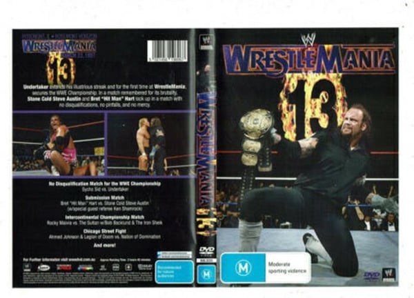 WWE WrestleMania 13 DVD