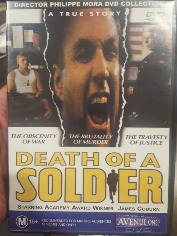 Death of a Soldier - James Coburn, Philippe Mora - Australsk Krigsdrama DVD