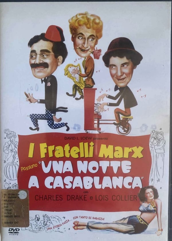 One Night In Casablanca – Bröderna Marx Klassiker på DVD