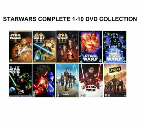 Star Wars Komplett Samling (14 Plater): Filmer 1-10 + Bonus (DVD) Star Wars Komplett Samling (14 Plater): Filmer 1-10 + Bonus (DVD)