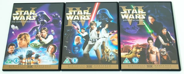 Star Wars Trilogy Sjelden Original Uendret Teaterutgave DVD Star Wars Trilogy Sjelden Original Uendret Teaterutgave DVD