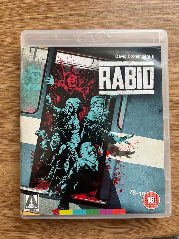 Rabid Blu-ray & Arrow Special Edition med kunstkort