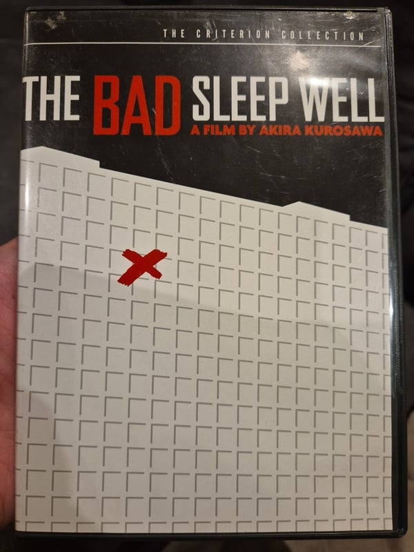 The Bad Sleep Well (1960) DVD - Criterion Edition, Akira Kurosawa