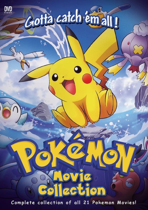 Pokémon Filmkolleksjon Boks (21 Filmer) - Regionsfri, Engelsk Dub DVD