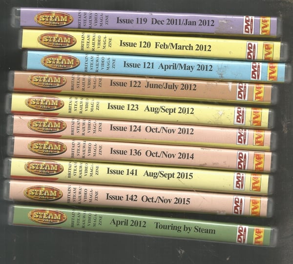 Steam Video Magazine: 10 DVD-er (119-124, 136, 141-142 & April Special) (2012)