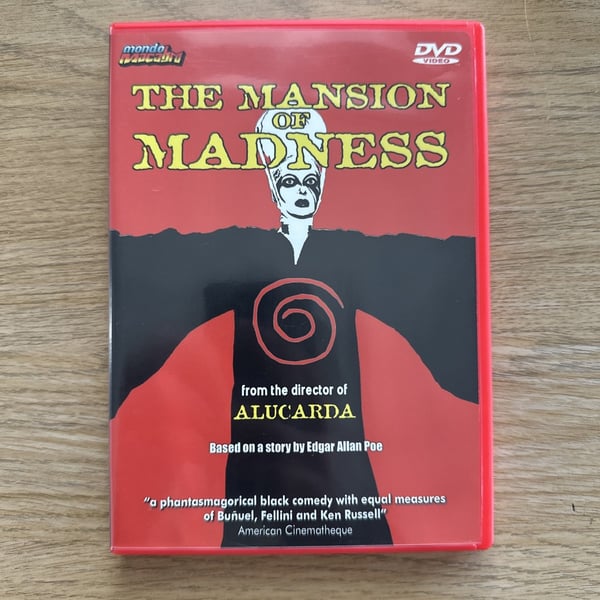 The Mansion of Madness DVD