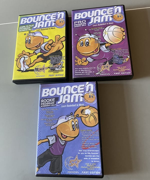 Bounce 'n Jam - Lær basketball til musikk - 12 CD/DVD (2004)