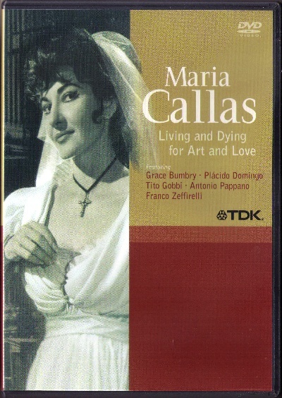 Maria Callas: Living and Dying for Art & Love DVD