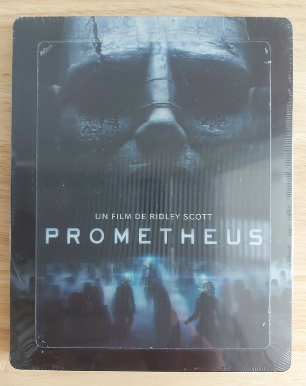 Prometheus 3D/2D + Lenticular Steelbook Blu-ray (Engelsk lyd)