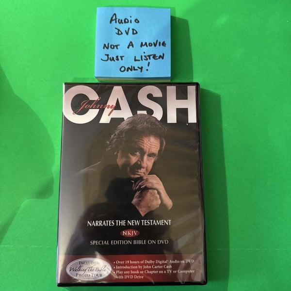 Johnny Cash forteller Det nye testamentet (19 timer) DVD