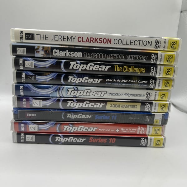 Top Gear & Clarkson: Diverse DVD-samling (9 skiver)
