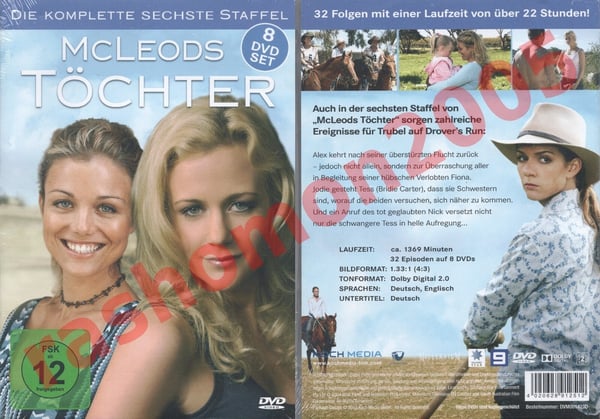 McLeod's Daughters TV-serie Sjette Sæson 6 DVD