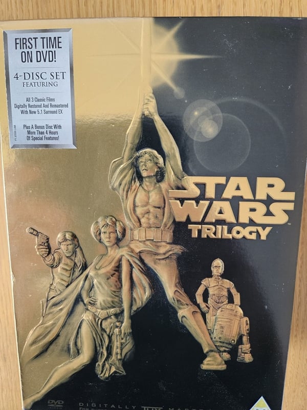Star Wars Original Trilogy – Guldudgave HMV Exclusive DVD