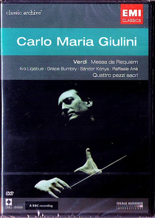 Giulini: Verdi Requiem & Quattro pezzi sacri DVD