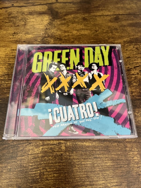 Cuatro Green Day DVD – Erittäin harvinainen!