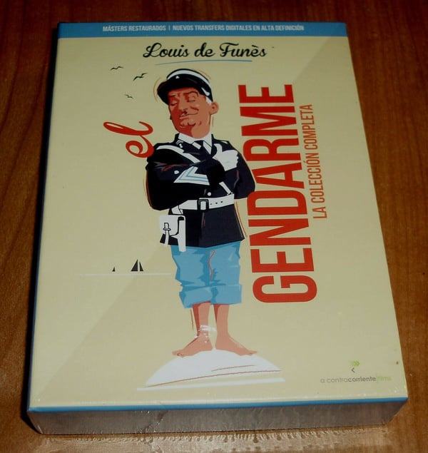 The Gendarme: Komplet samling med 6 film + bog – DVD