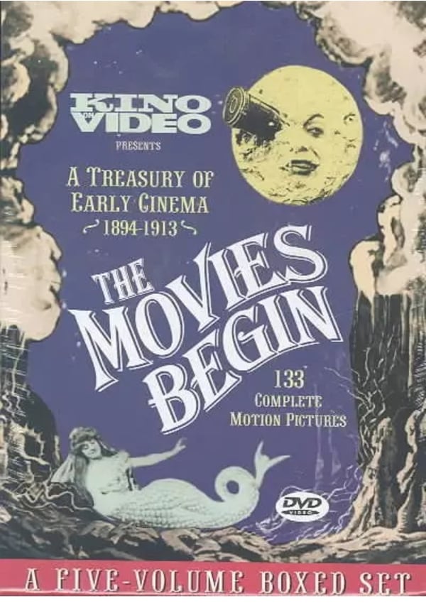 The Movies Begin: Tidlig film 1894-1913 DVD (Omslag beskadiget)
