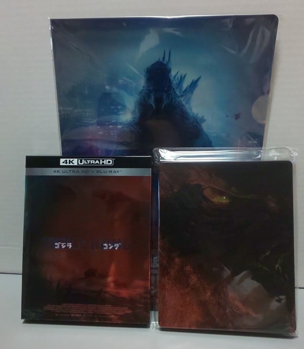 Godzilla vs Kong 4K UHD Blu-ray Steelbook