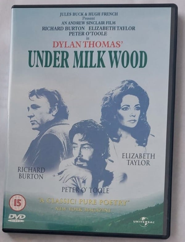 Dylan Thomas' Under Milk Wood (1972) med Richard Burton, Elizabeth Taylor DVD