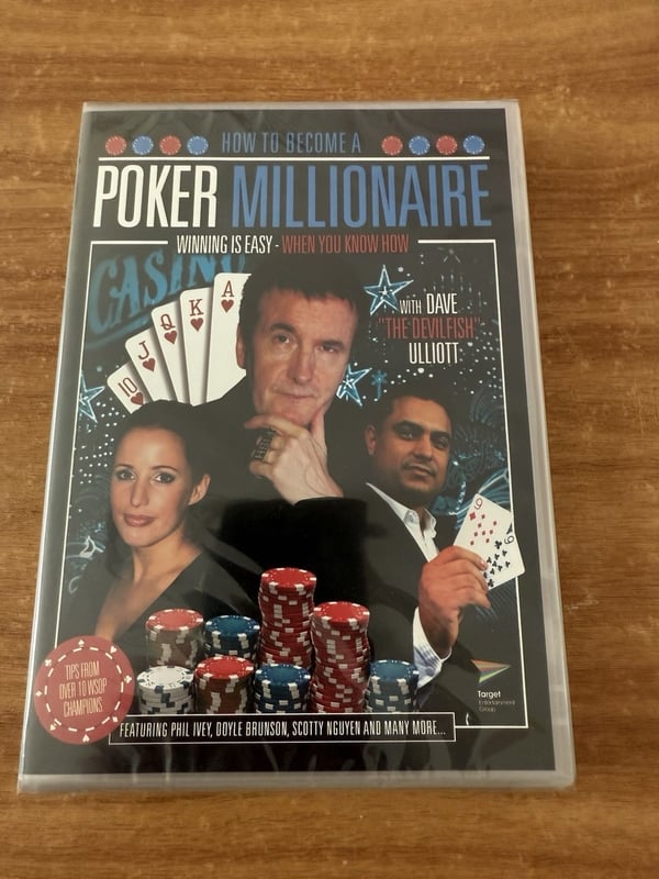 How to Become a Poker Millionaire (2008) DVD med Dave Ulliott