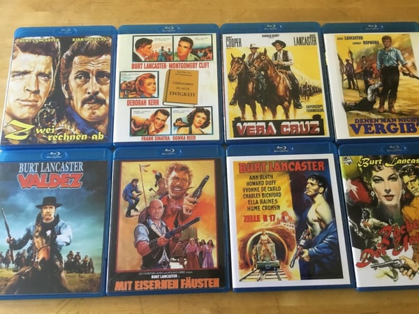 Burt Lancaster - Vera Cruz / Valdez Zwei rechnen ab / Zelle 17 DVD