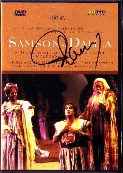 Saint-Saëns: Samson et Dalila - Plácido Domingo, Verrett DVD Saint-Saëns: Samson et Dalila - Plácido Domingo, Verrett DVD