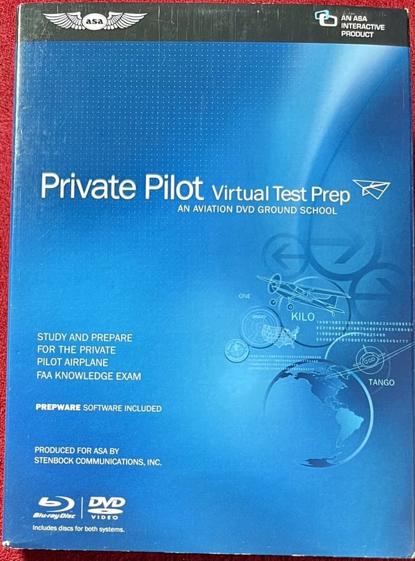 ASA Private Pilot Virtual Test Prep Blu-ray/DVD