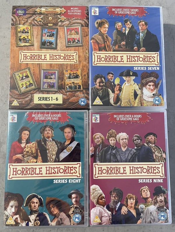 Horrible Histories: Komplett serie säsong 1-9 DVD
