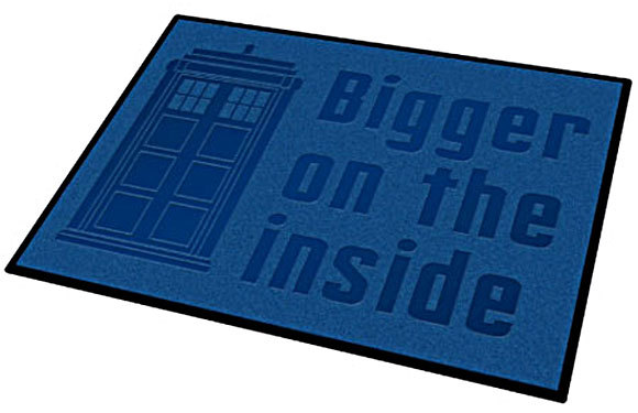 DOCTOR WHO TARDIS WELCOME MAT OFFICIAL BBC DOOR MAT 61 X 40 CM Brand New