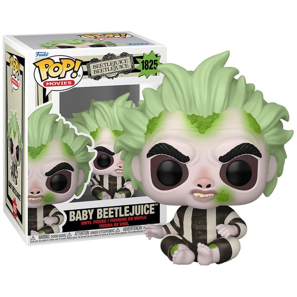 Funko POP Baby Beetlejuice Vinyl Figure 1825 Beetlejuice Movie Collectible Brand New