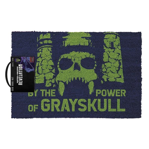 HE-MAN BY THE POWER OF GRAYSKULL MAT OFFICIAL DOORMAT 60 X 40 CM COIR PVC BACK Brand New