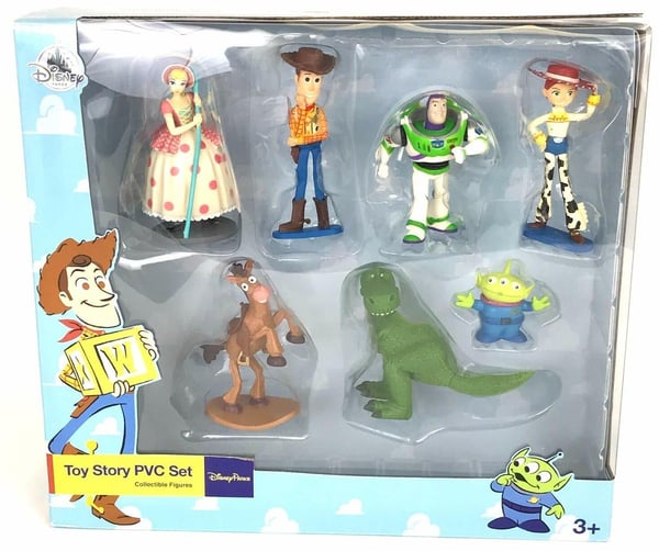 Toy Story PVC 7 Figure set Buzz, Woody, Little Green Man,Bo Peep, Bullseye,Rex Brand New