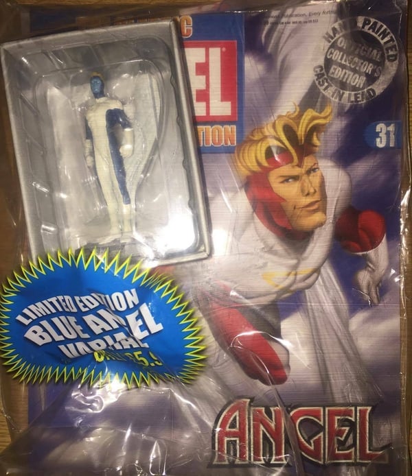 EAGLEMOSS CLASSIC MARVEL FIGURINE COLLECTION SPECIAL BLUE ANGEL VARIANT Brand New