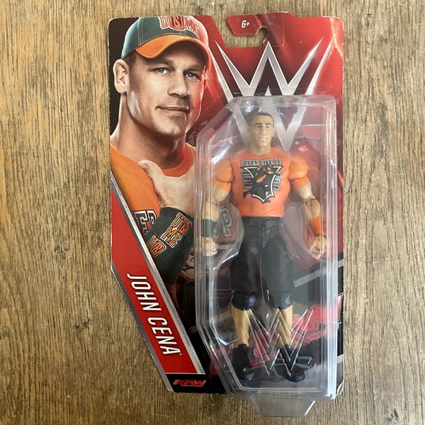 WWE RAW John Cena Wrestling Figure Damaged Blister Brand New