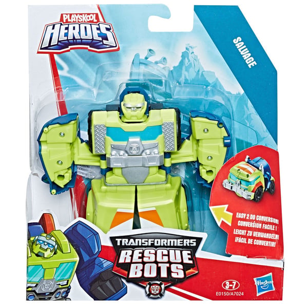 Transformers Playskool Heroes Rescue Bots Rescan Salvage Rare Brand New