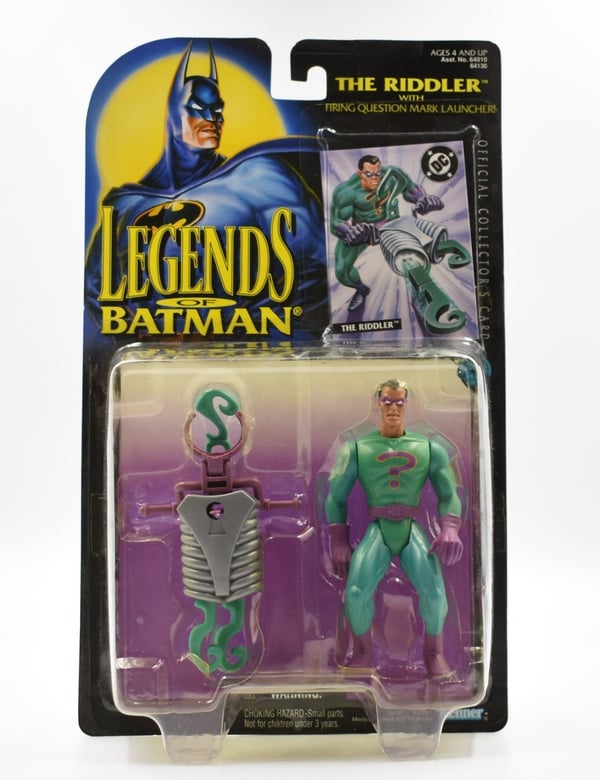 Kenner Riddler Kenner Legends of Batman The Riddler w/ Question Mark Launcher Action ...