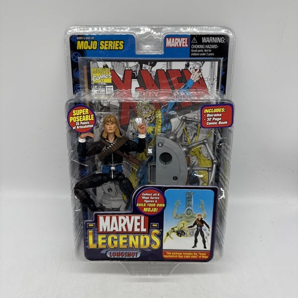 Longshot Marvel Legends Mojo BAF Series Action Figure ToyBiz Brand New
