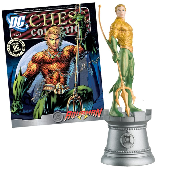 Morgan Rook Dc EAGLEMOSS DC CHESS COLLECTION ISSUE 48 AQUAMAN WHITE ROOK DAMAGED Brand ...