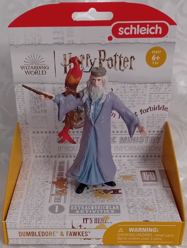 Schleich Dumbledore and Fawkes Figure Collector Harry Potter Brand New