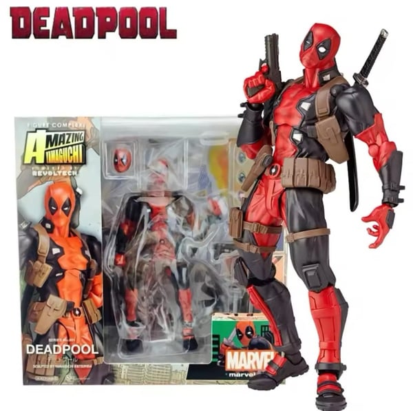 Amazing Yamaguchi Revoltech NO025EX Deadpool Action Figure Toy China VER 215cm Brand New