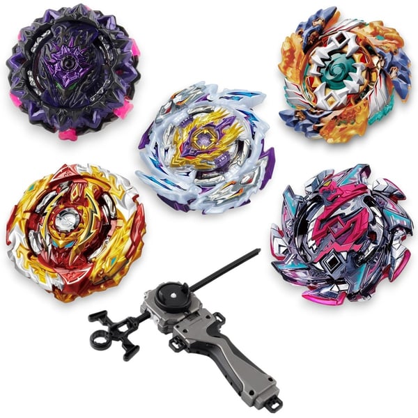 BEYBLADE 5x Burst Tops World Spriggan, Variant Lucifer + Grip Launcher Brand New