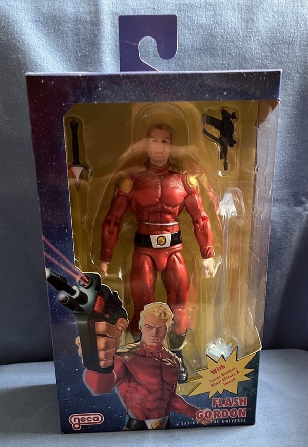 NECA FLASH GORDON DEFENDERS OF THE EARTH FLASH GORDON SAVIOUR OF THE UNIVERSE Brand New