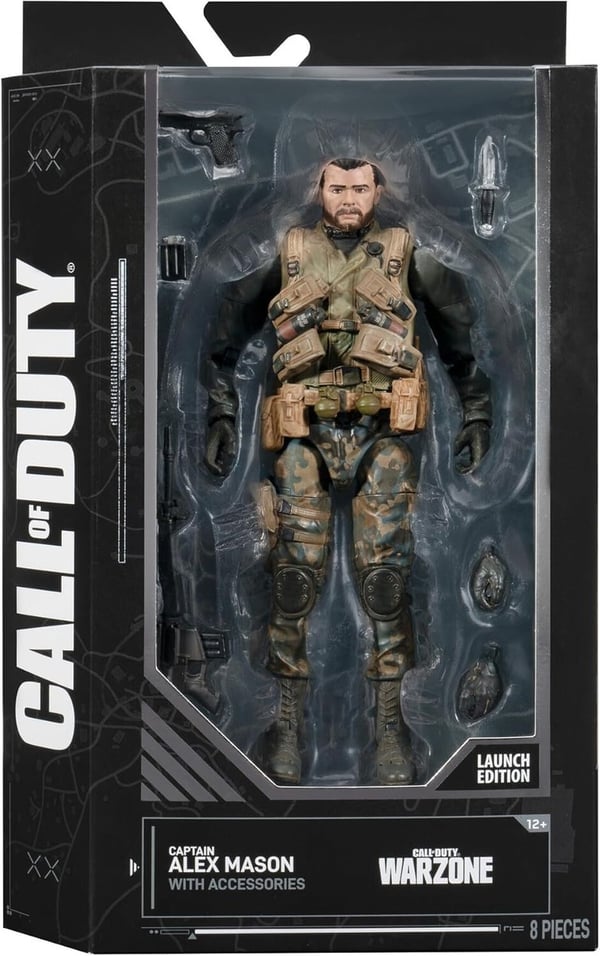 Call of Duty Alex Mason 65-inch Articulated Figure Swappable Hands ...