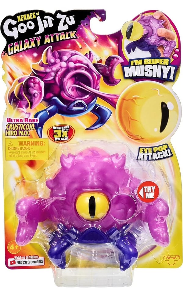 Heroes of Goo Jit Zu Galaxy attack Crusticoid Ultra Rare Brand New