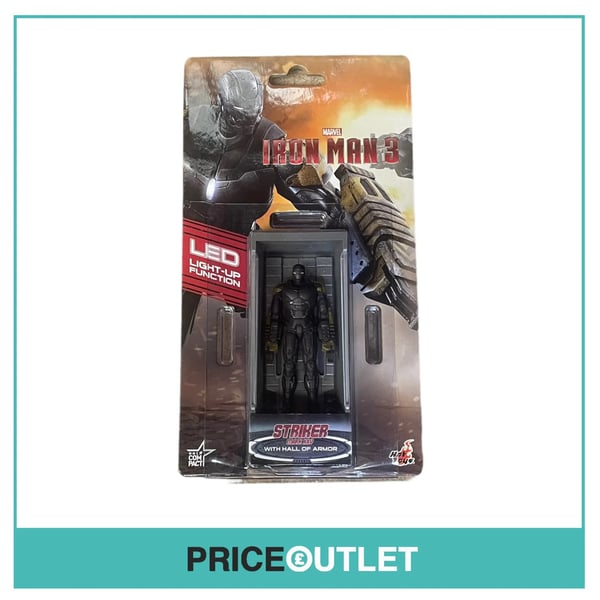 Hot Toys Iron Man 3 Striker W/ Hall of Armour Brand New