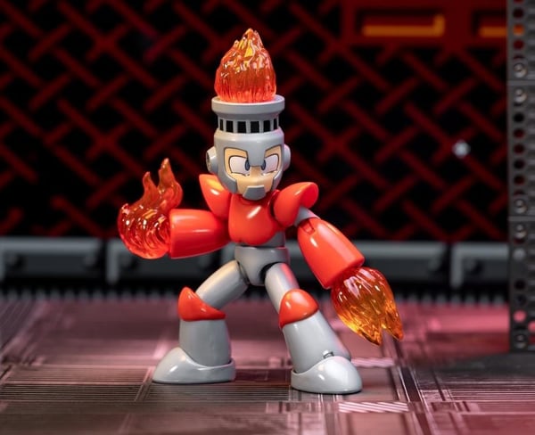 JADA TOYS MEGA MAN: Fire Man 6-Inch Action Figure Brand New