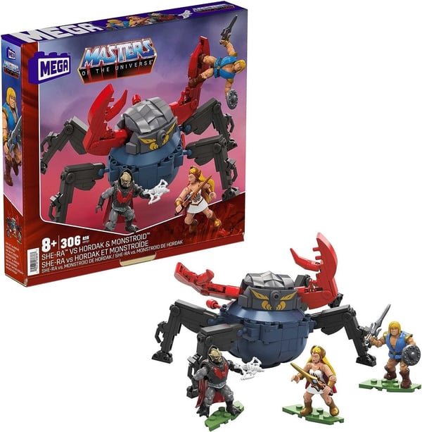 MEGA Masters of The Universe Hordak Strikes He-Man Action Figure Playset Brand New