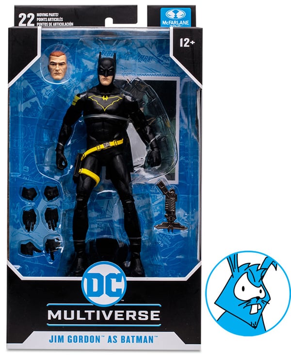 Batman Jim Gordon Endgame 7inch DC Multiverse McFarlane Figure Brand New
