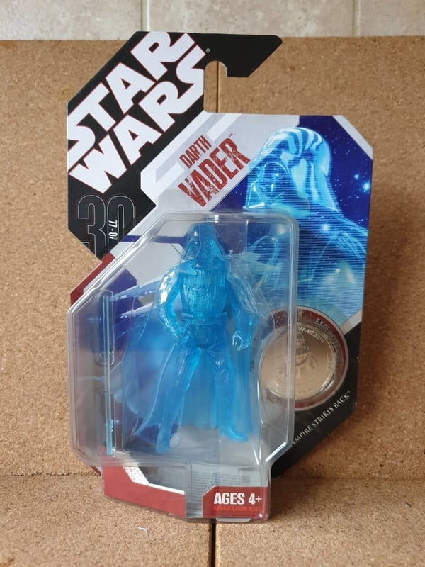 Star Wars 30th Anniversary (TAC) Darth Vader (Hologram) MOC Figure Brand New
